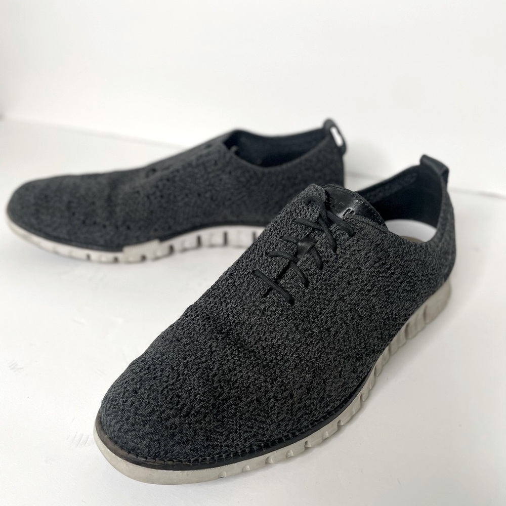 Cole Haan Zerogrand charcoal grey stitchlite Oxford size 9